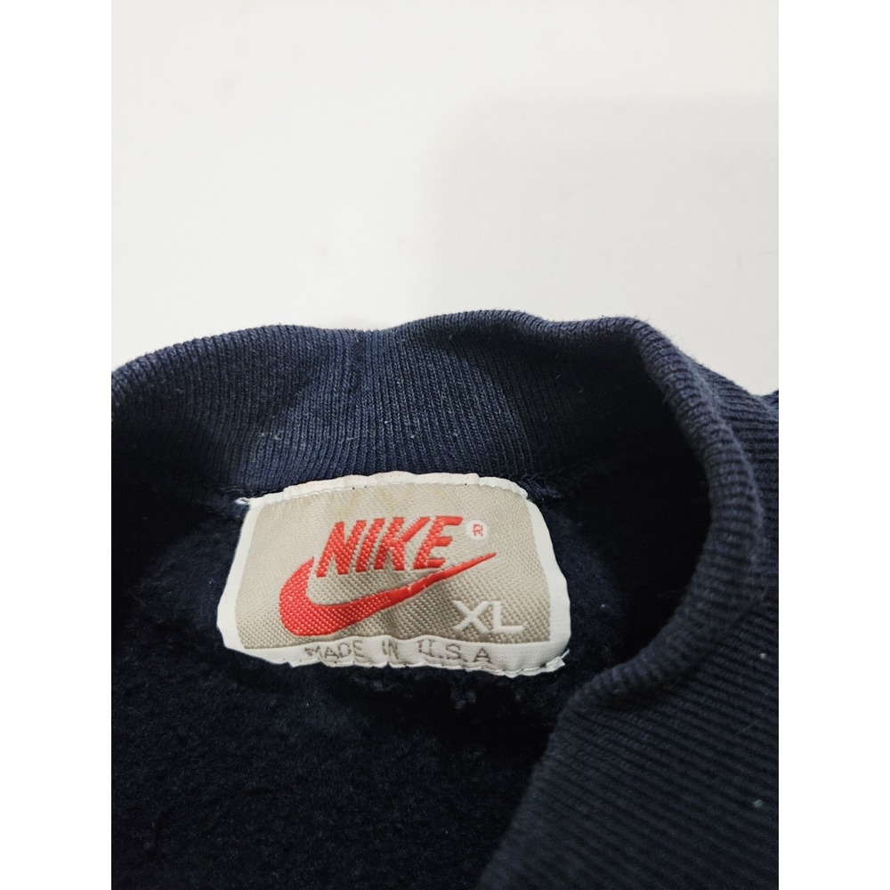 Vintage 80s Nike Center Logo Pullover Adults Size XL Blue - Picture 3 of 5